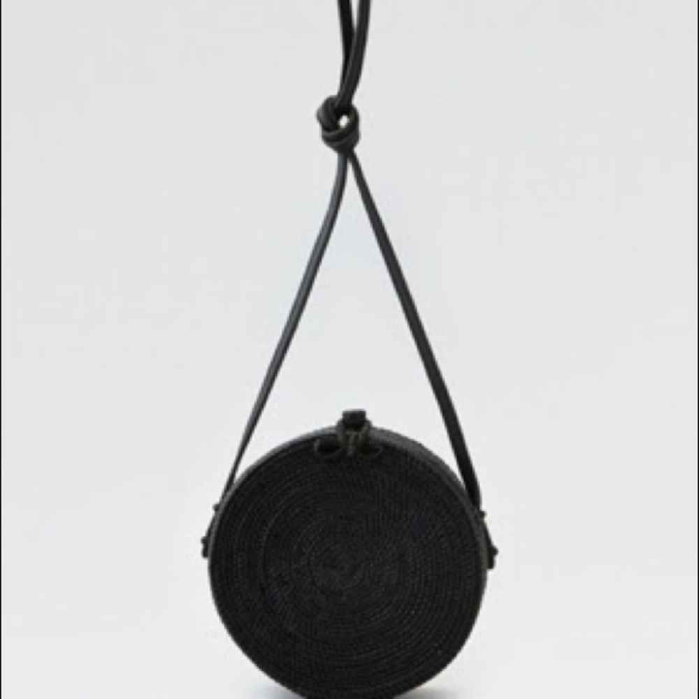 Street Level Woven Crossbody Wicker Purse